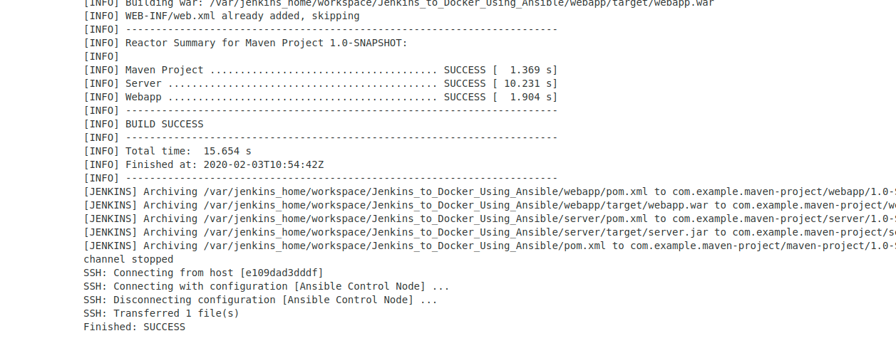 Integrating Ansible and Docker for a CI/CD Pipeline Using Jenkins